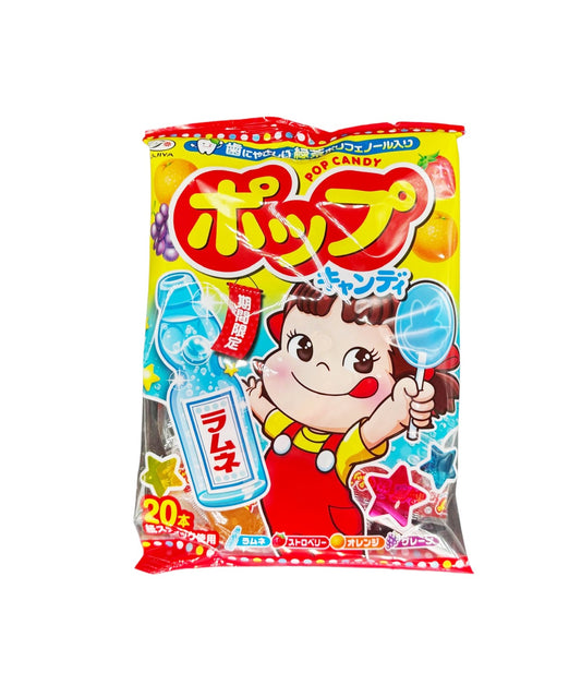 (盒)不二家牛奶妹棒棒糖(6袋入)
