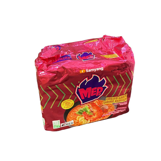 (5包裝)三洋MEP香烤蒜蓉蝦湯麵